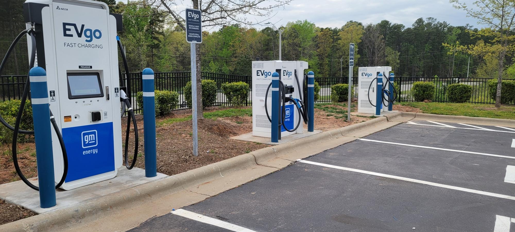 EVgo Car Charging Station