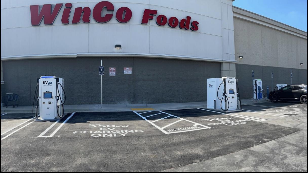 EVgo Car Charging Station