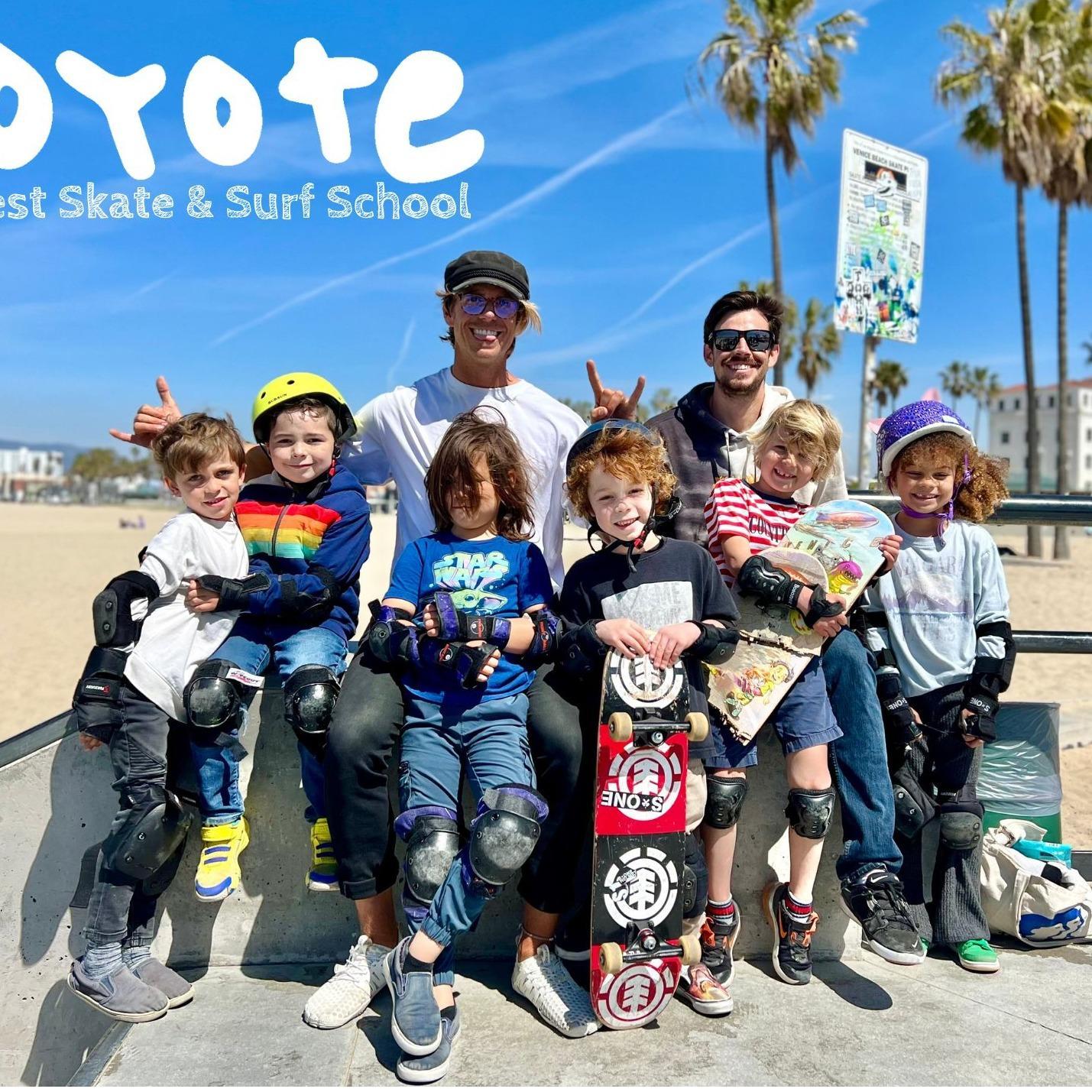 Coyote Surf Lessons | Skateboard Lessons | Los Angeles | Santa Monica | Venice Beach