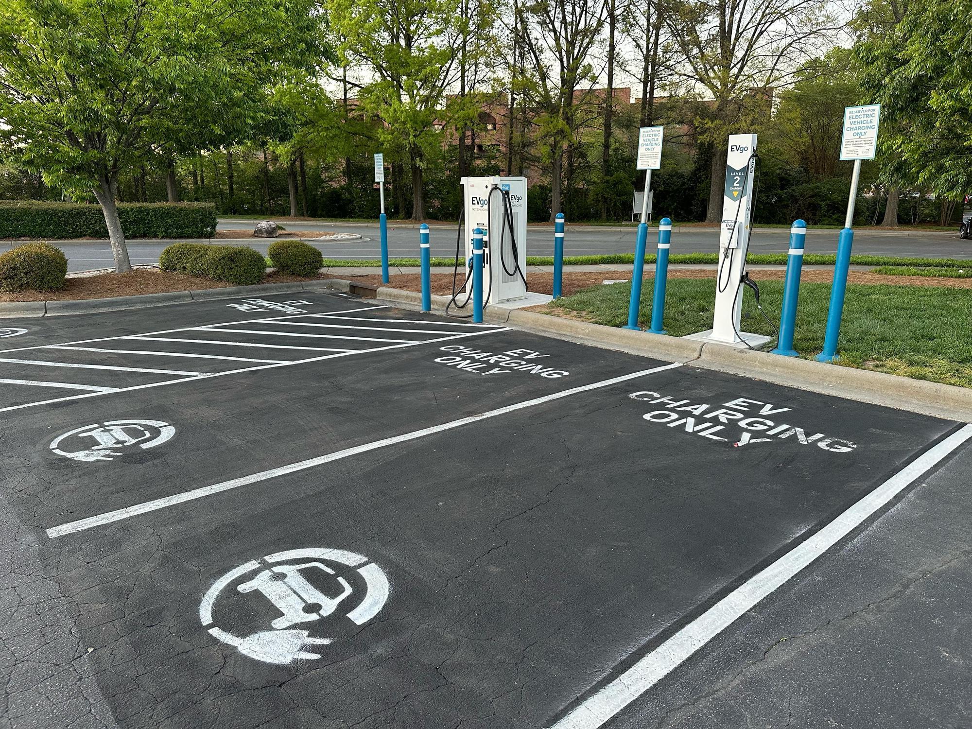 EVgo Car Charging Station