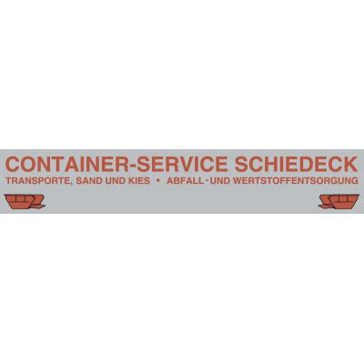 Container-Service Schiedeck