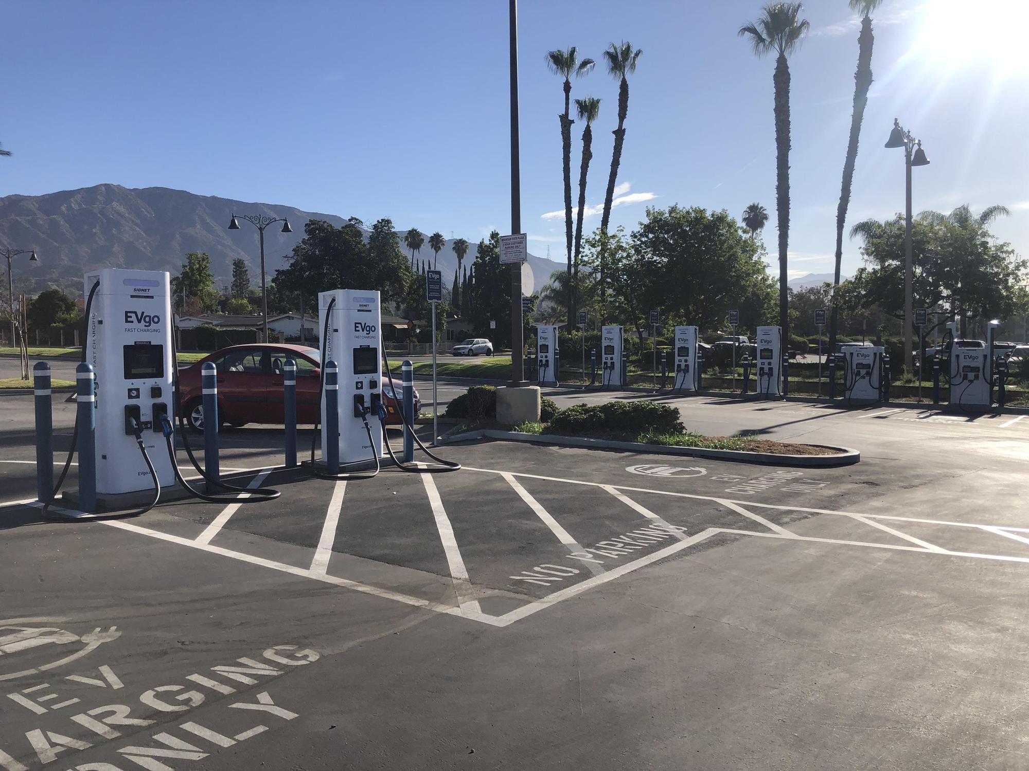 EVgo Car Charging Station