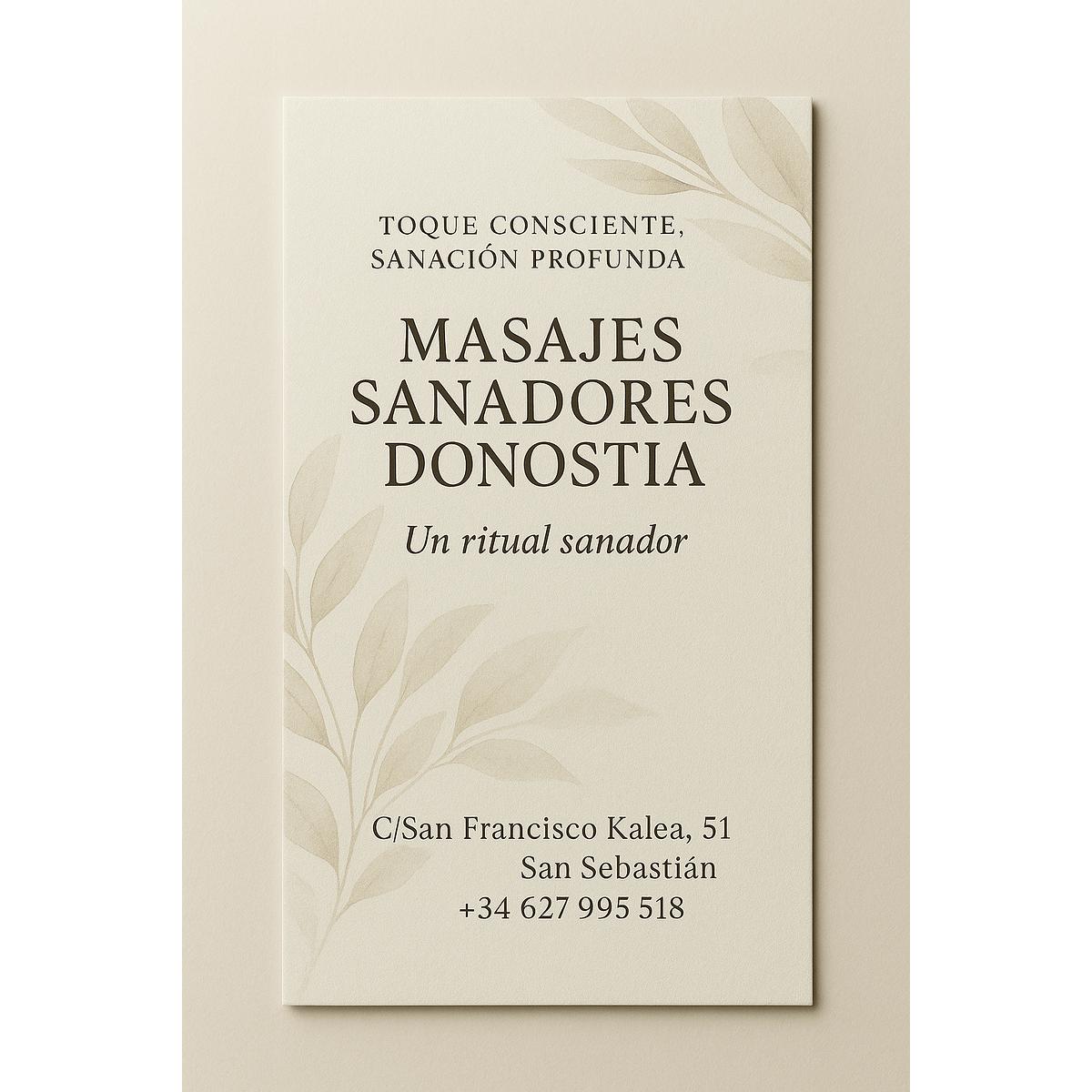 Masajes Sanadores Donostia