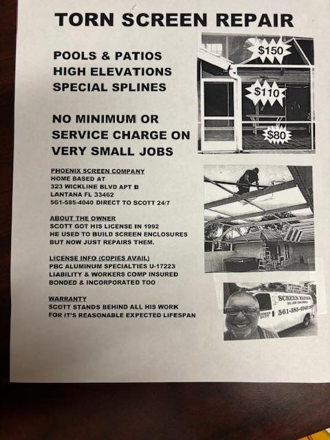 PHOENIX SCREEN COMPANY