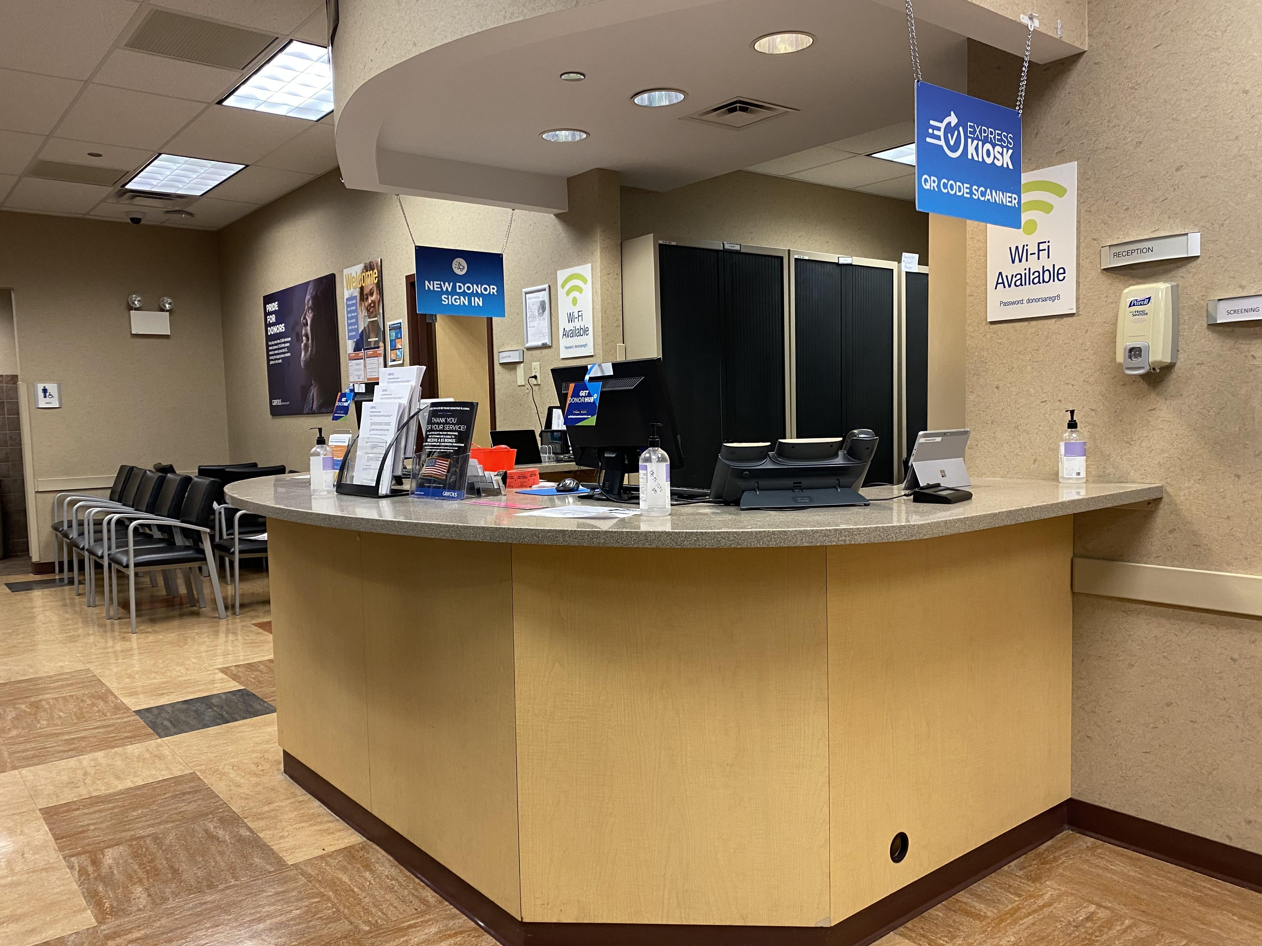 Grifols PlasmaCare Donation Center