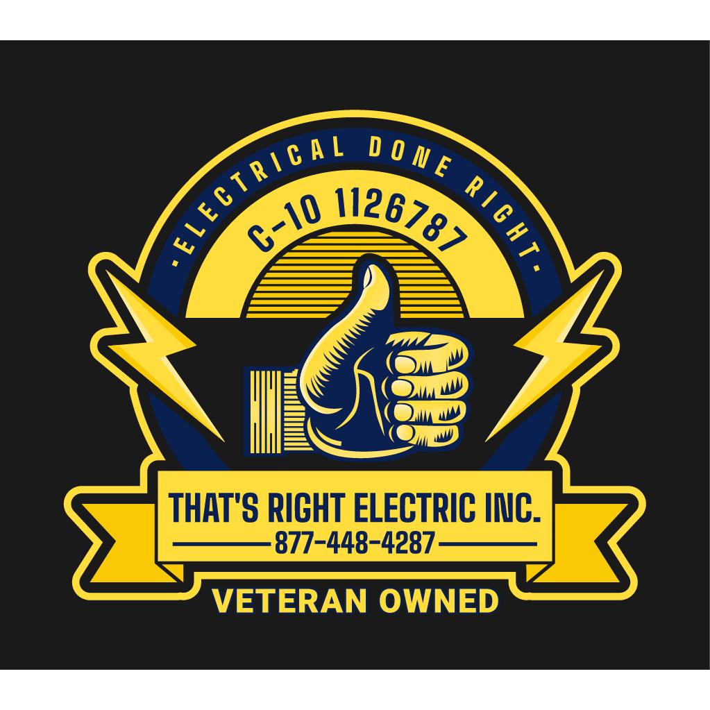 That's Right Electric Inc.