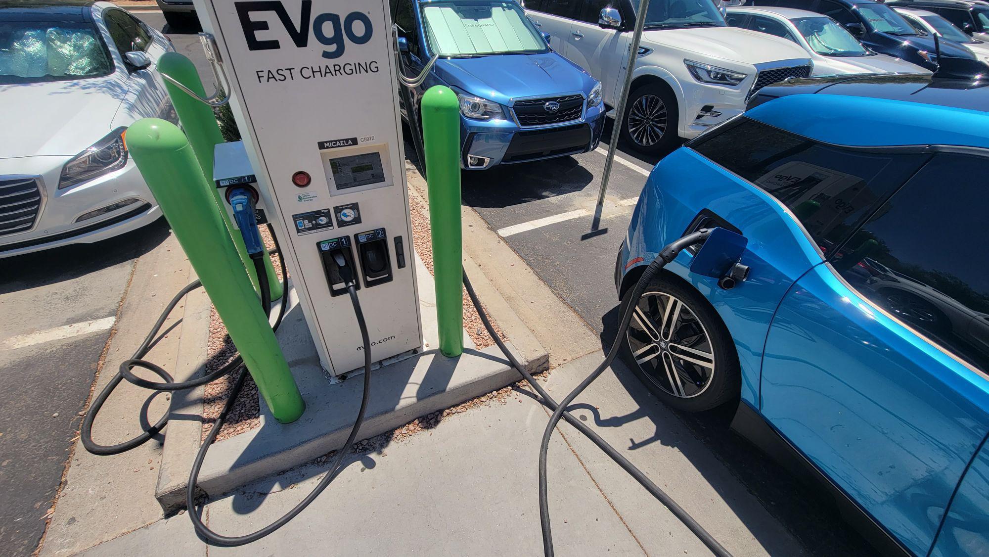 EVgo Car Charging Station