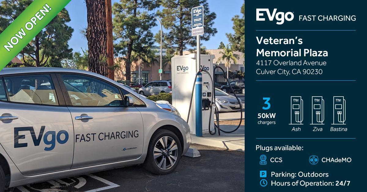 EVgo Car Charging Station