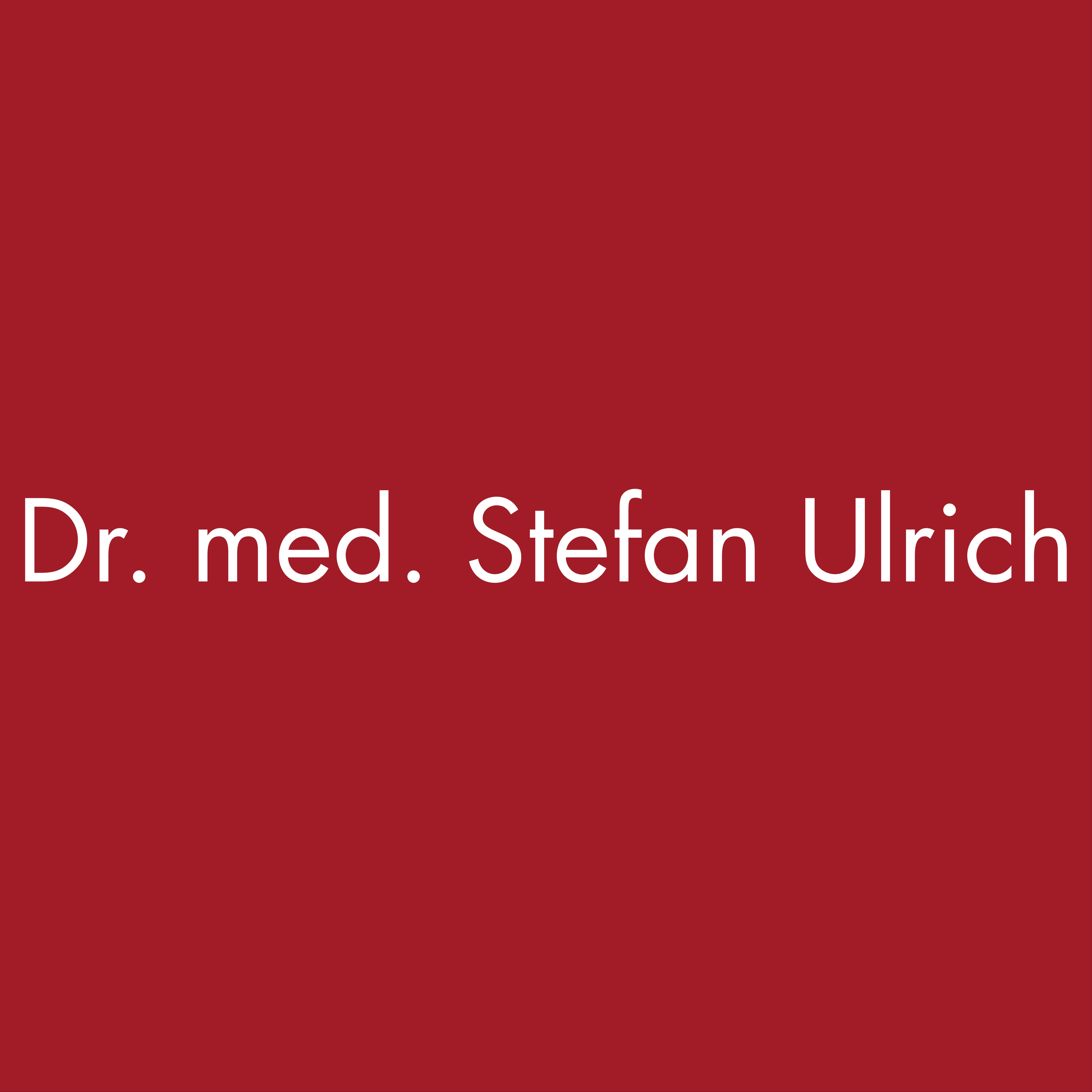 Dr. med. Stefan Ulrich