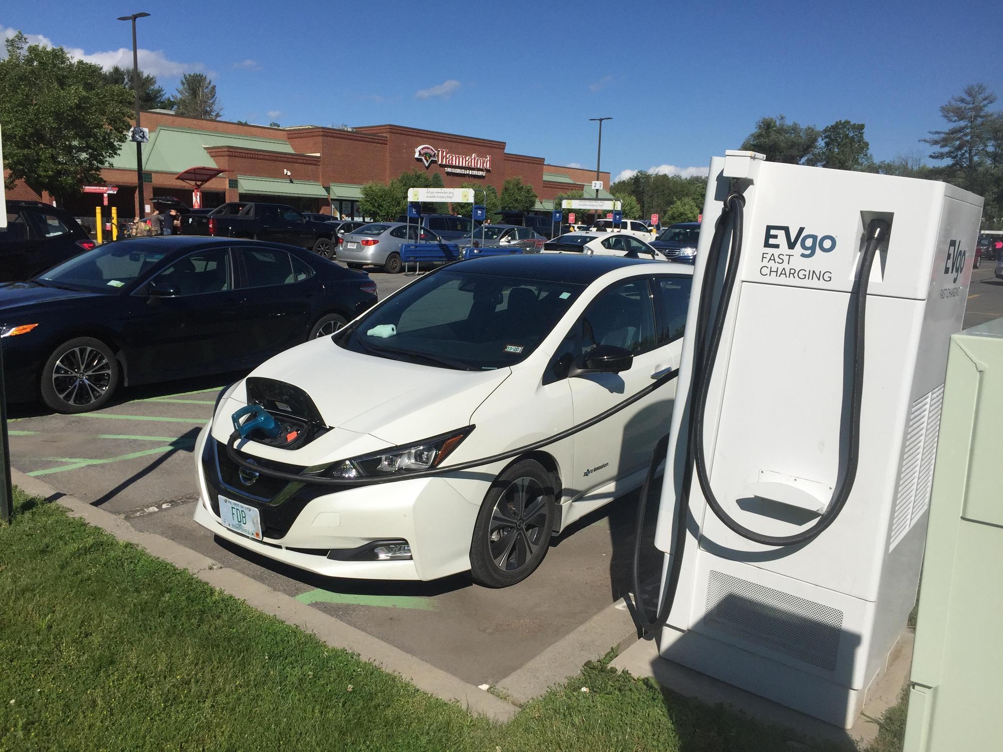 EVgo Car Charging Station
