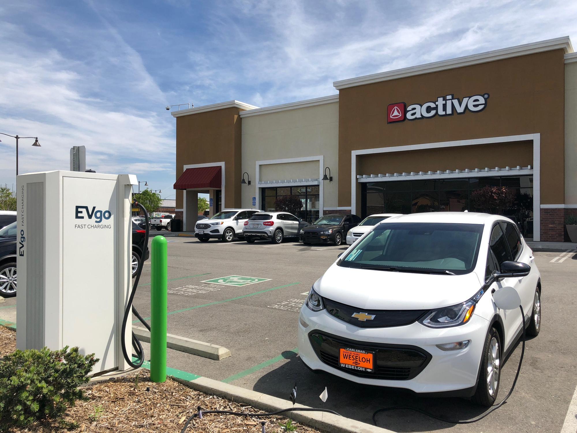 EVgo Car Charging Station