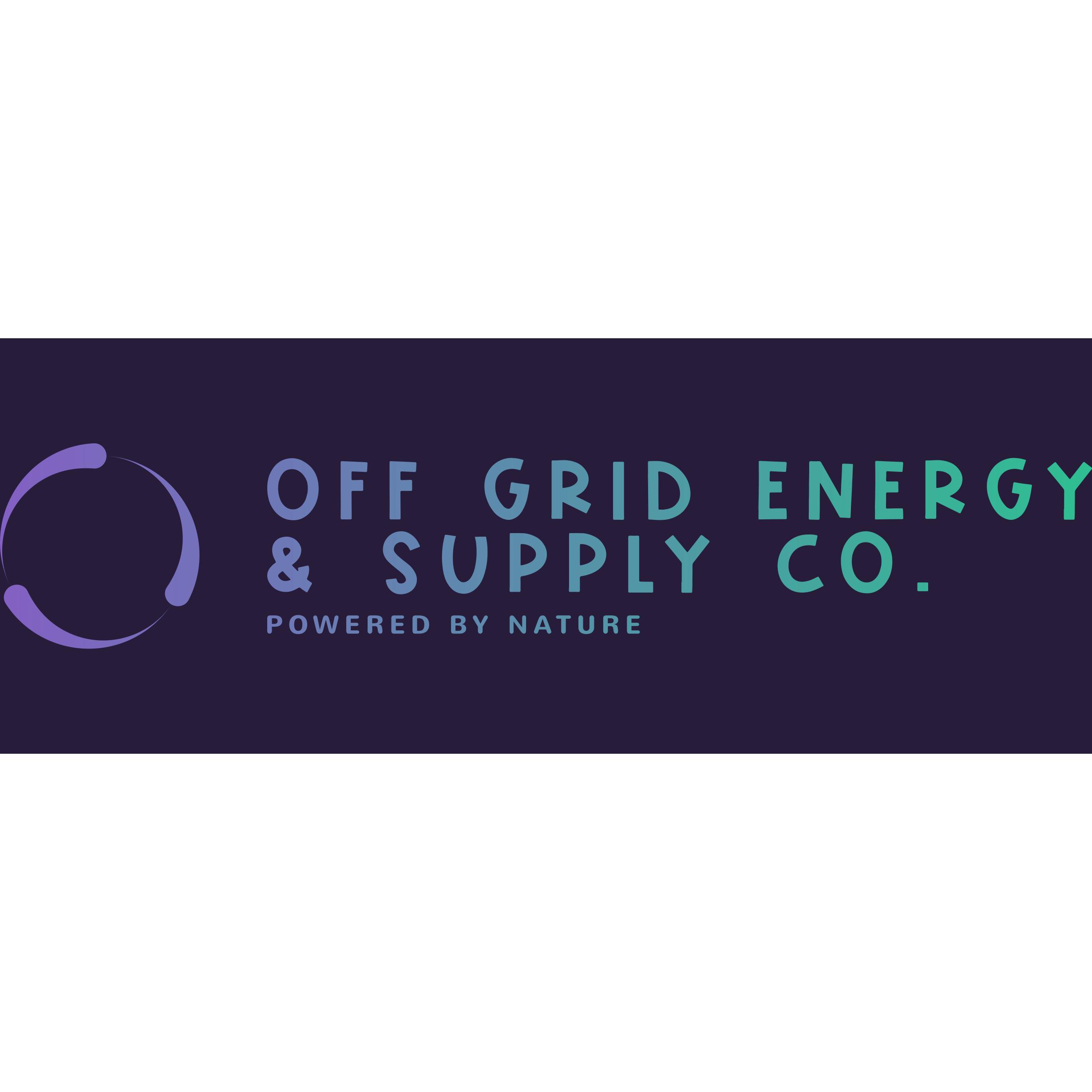 Off Grid Energy and Supply