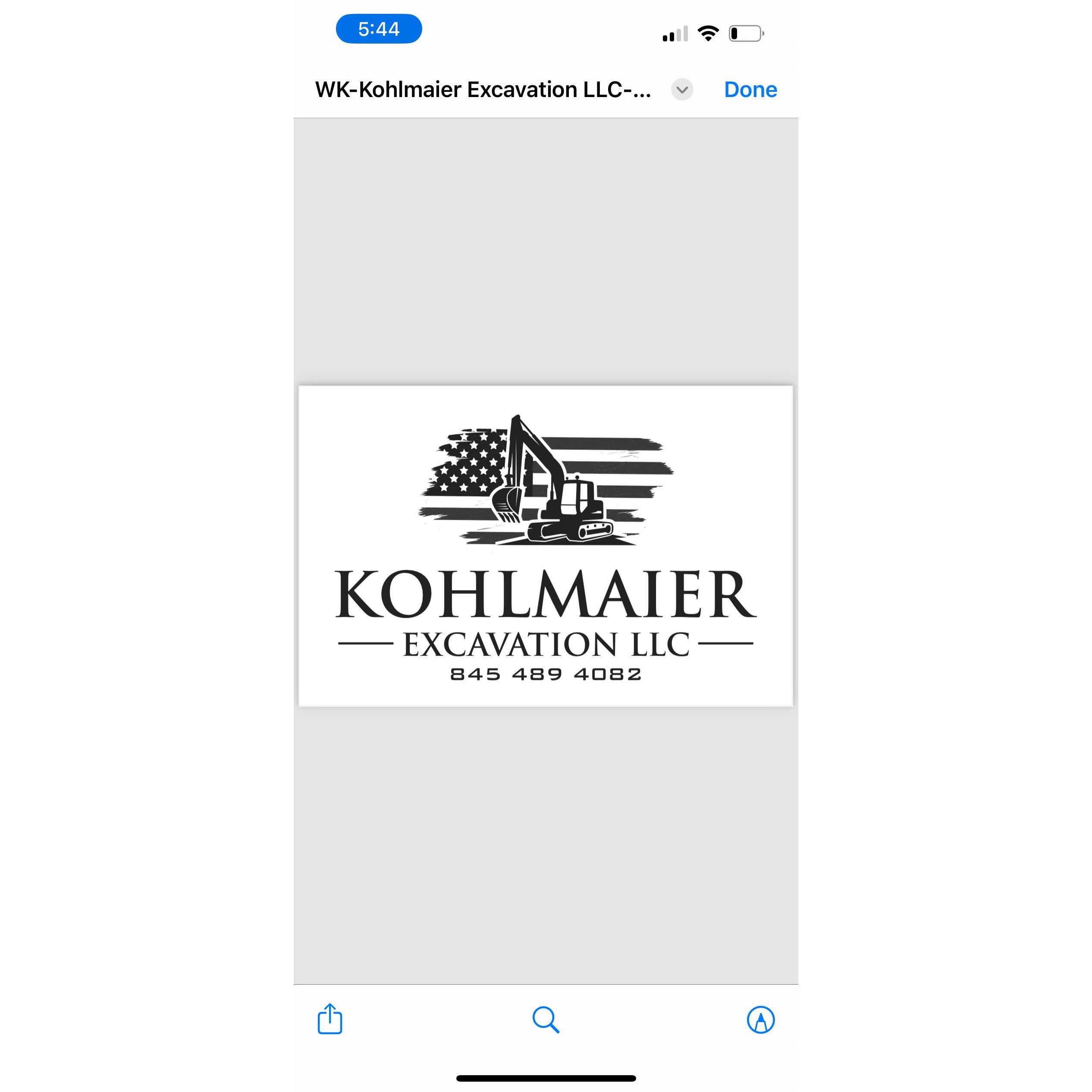 Kohlmaier Excavation