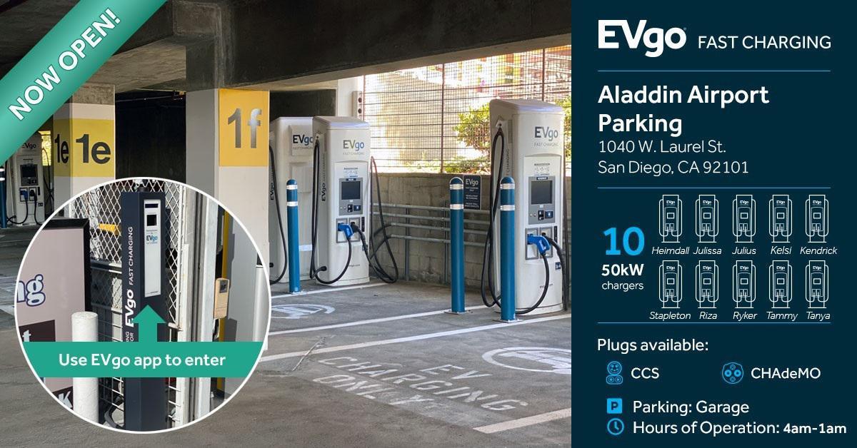 EVgo Car Charging Station