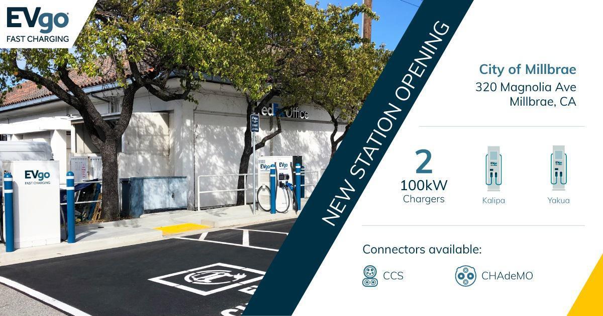 EVgo Car Charging Station