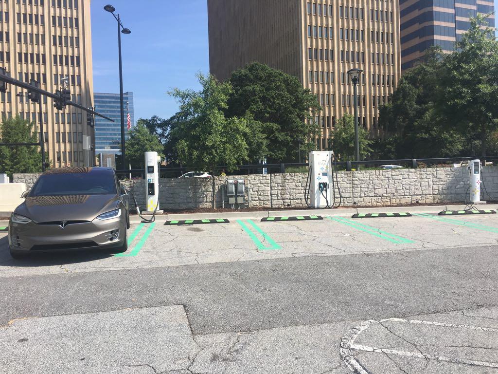 EVgo Car Charging Station