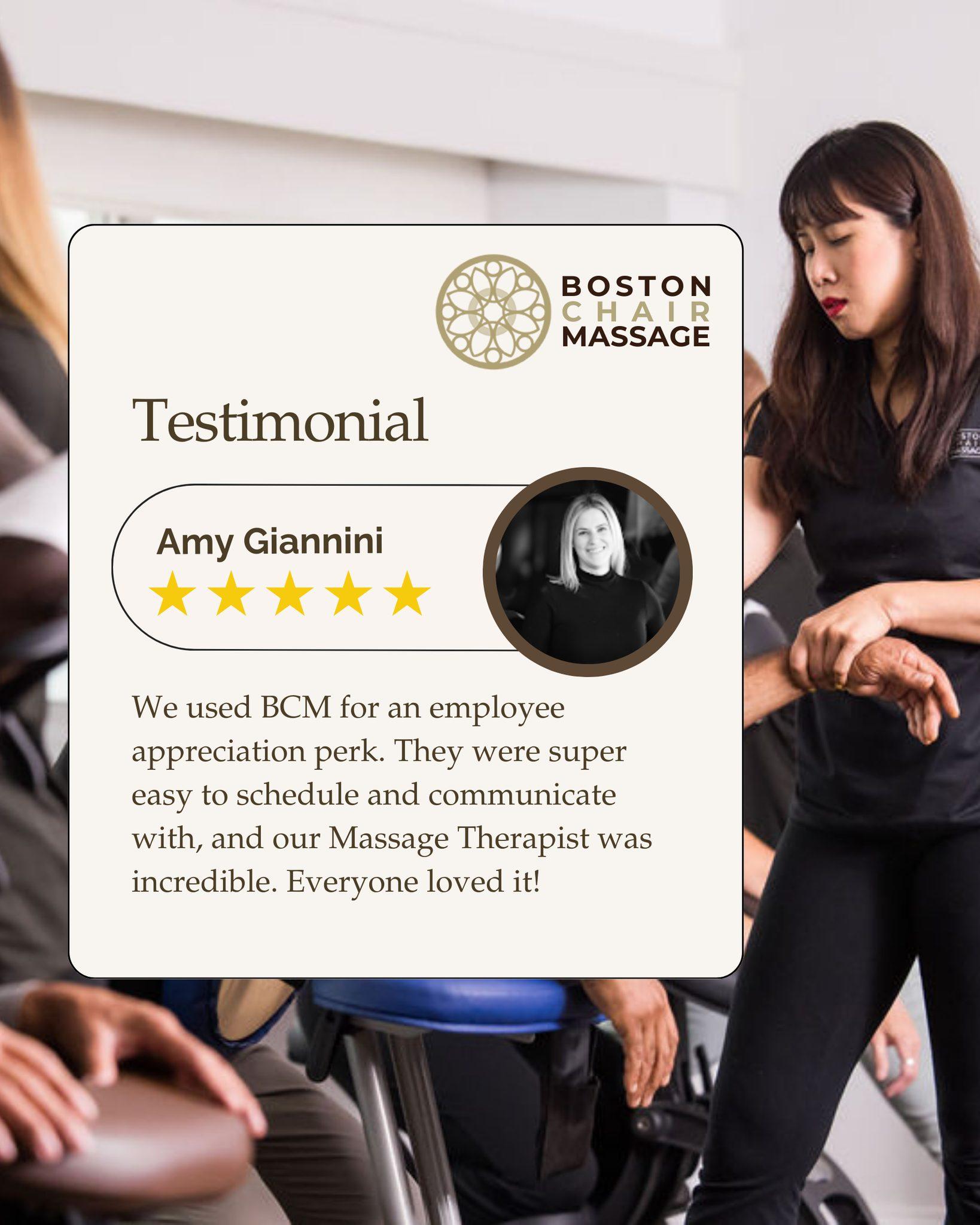 Boston Chair Massage, Inc.