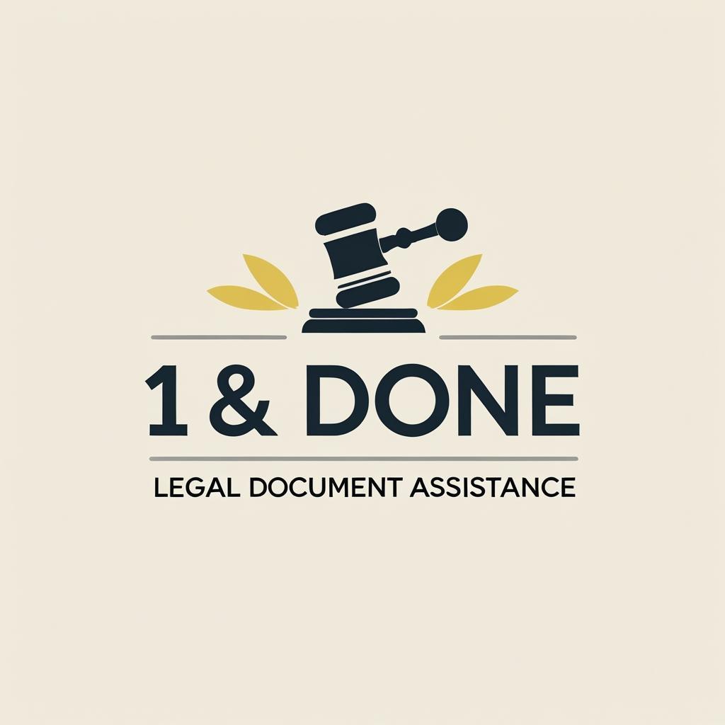 1 and Done Legal Document Assistance