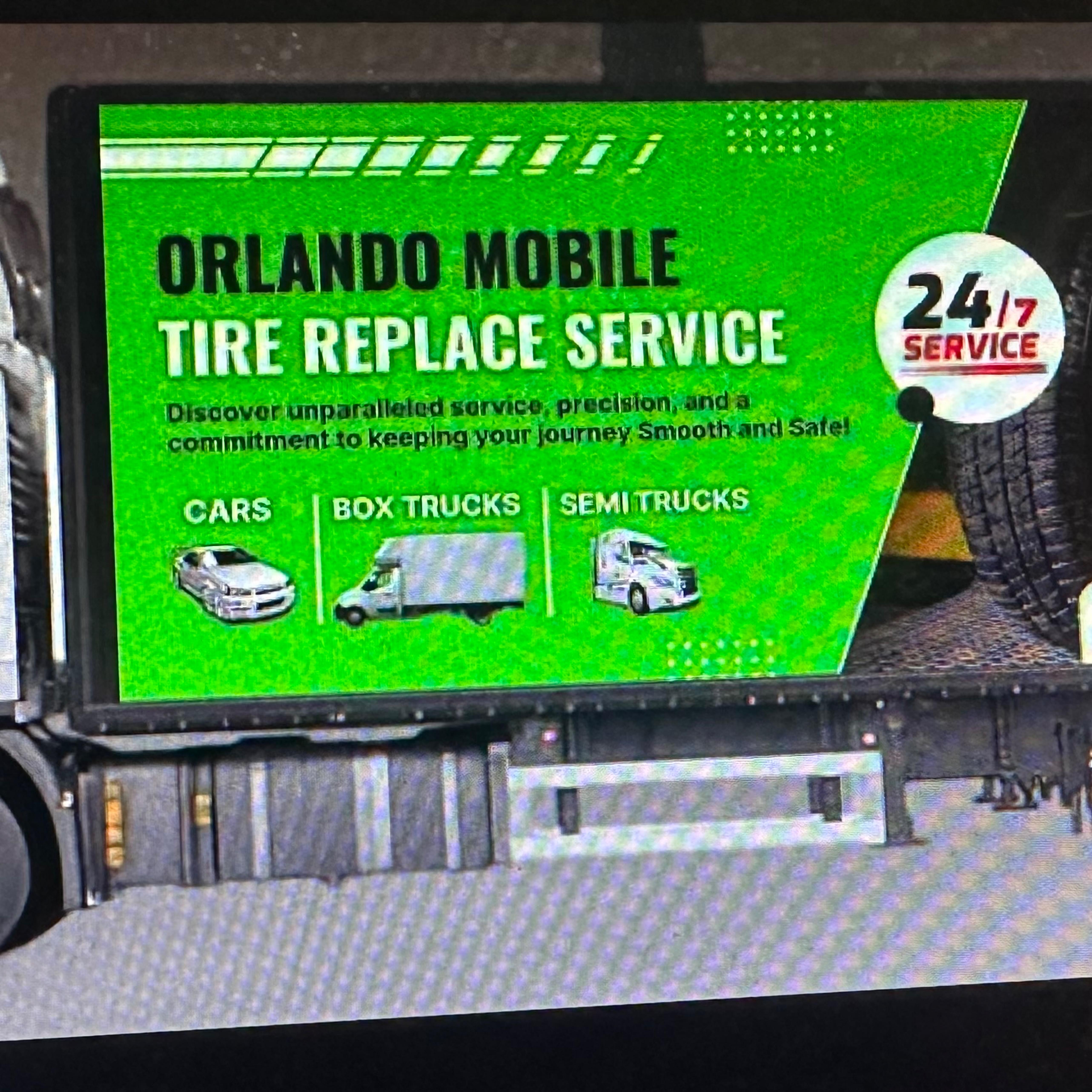24/7 Mobile Tire Repair Roadside Assistant