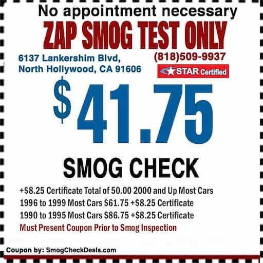 ZAP Smog Test Only Center