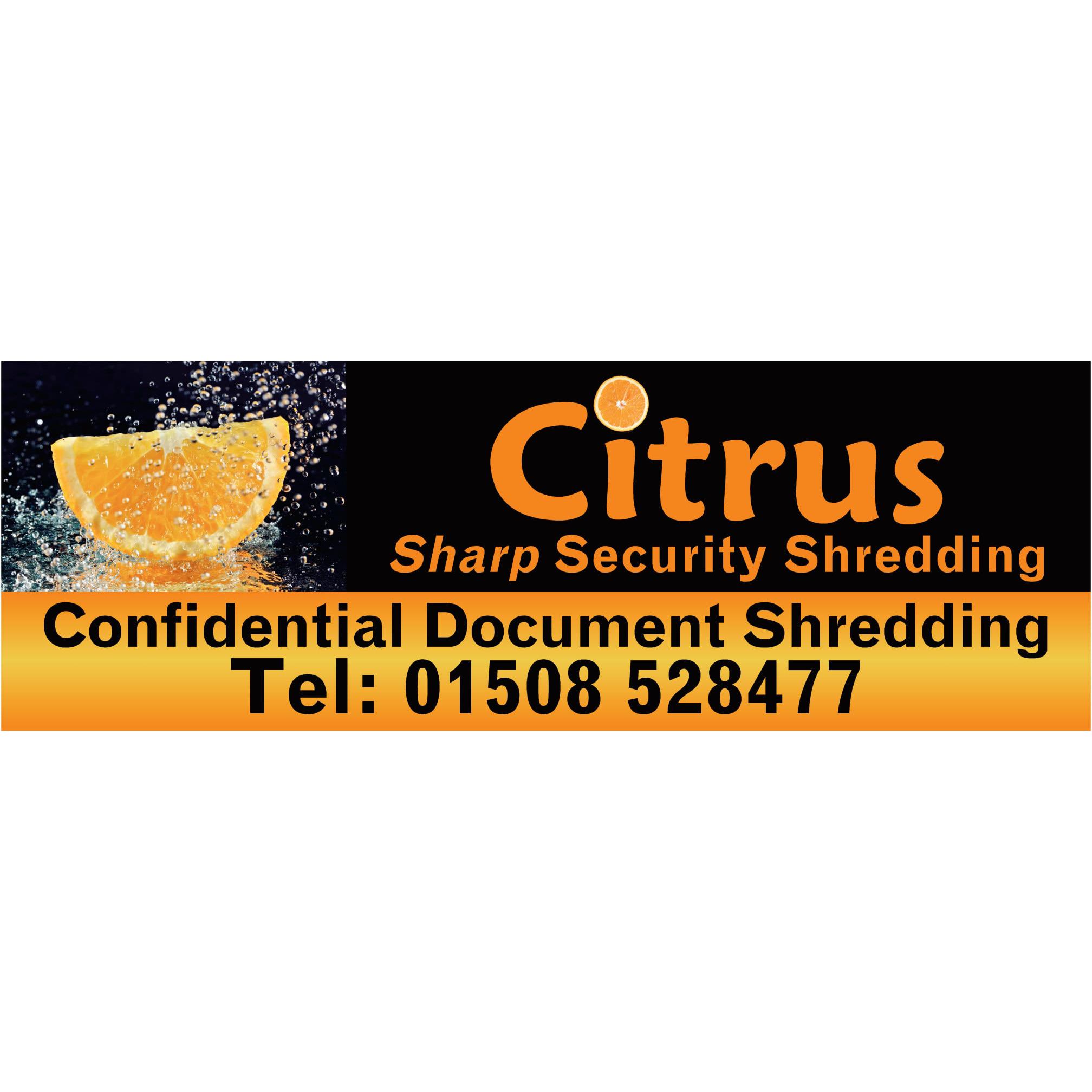 Citrus sharp security shredding