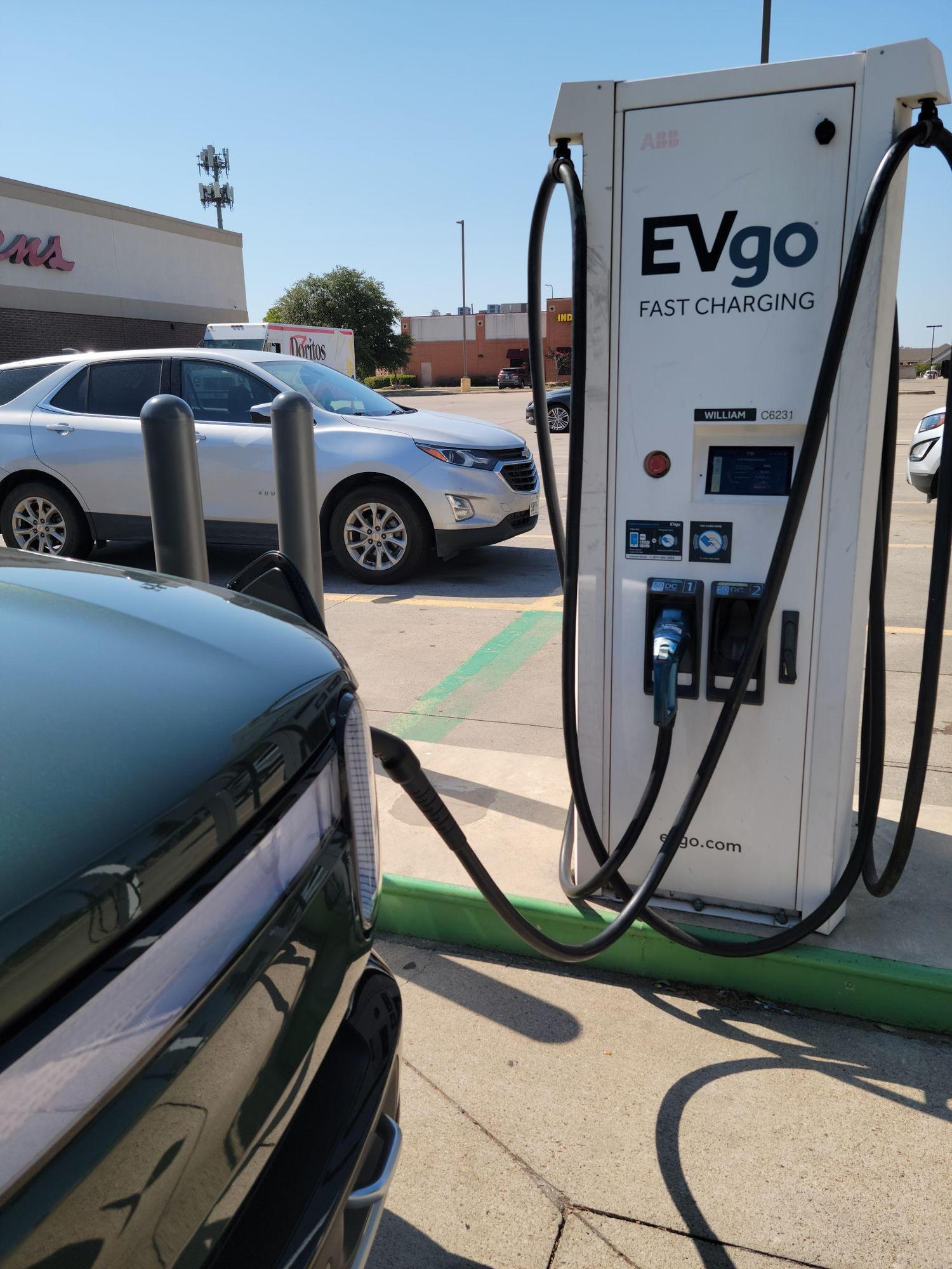 EVgo Car Charging Station