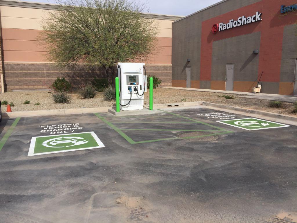 EVgo Car Charging Station