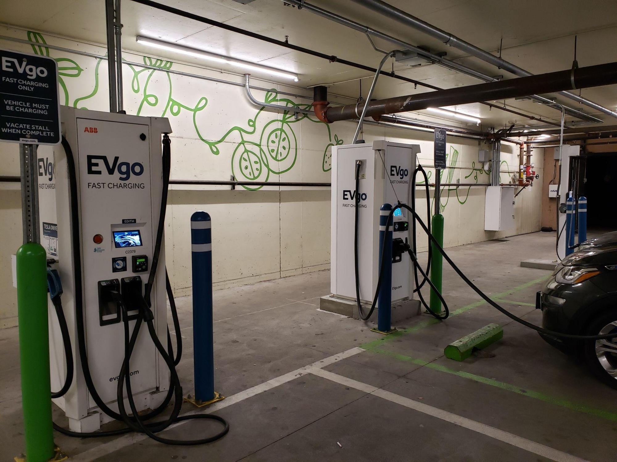 EVgo Car Charging Station