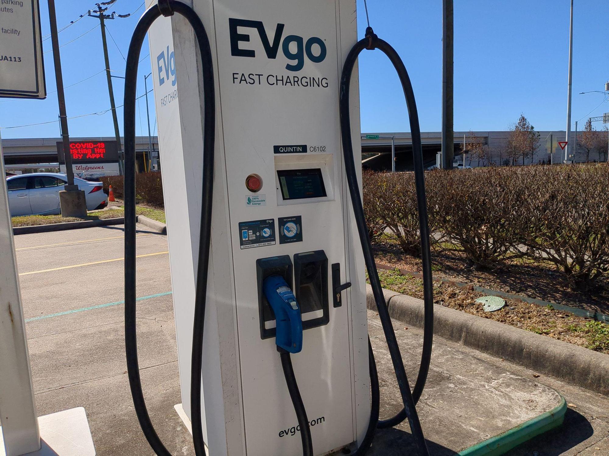 EVgo Car Charging Station