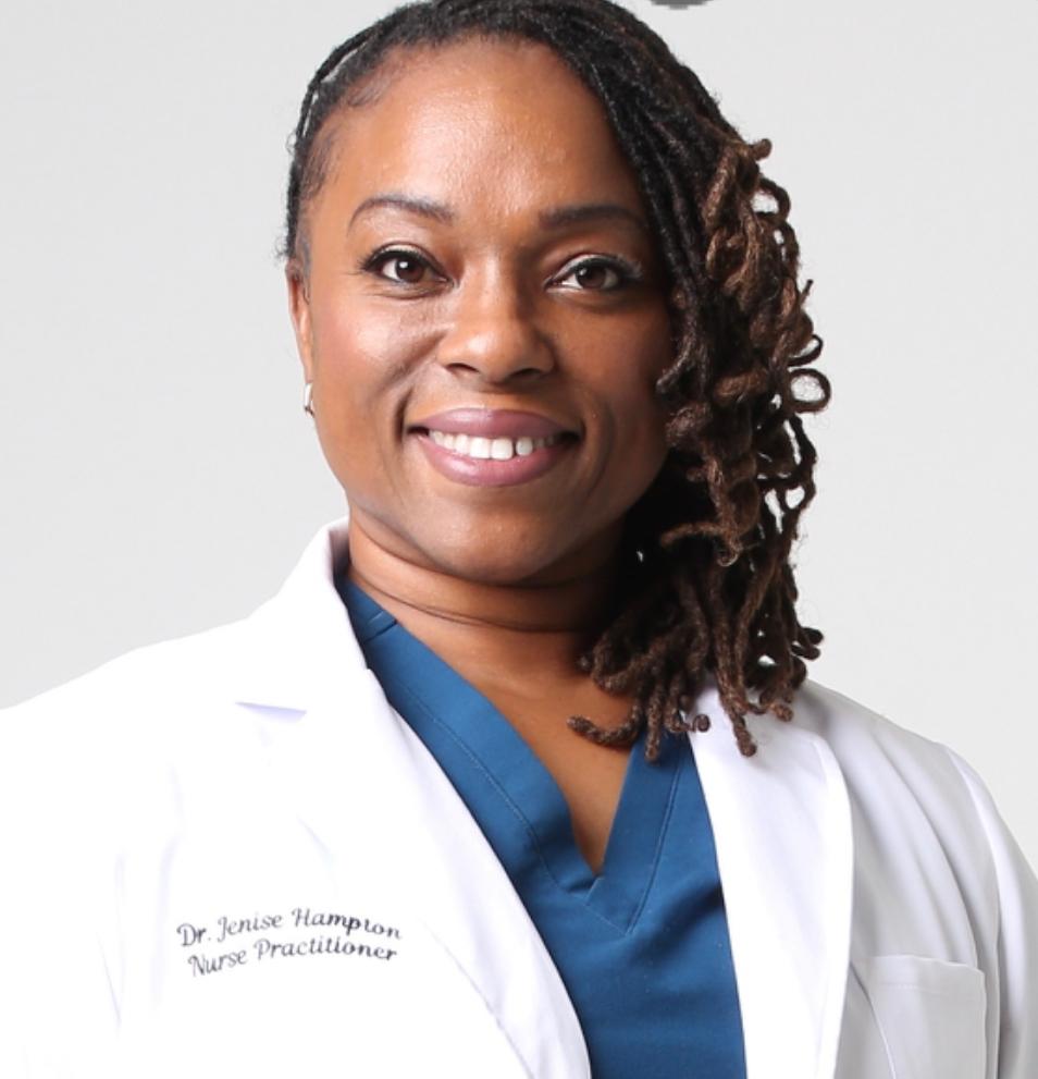 Dr. Jenise Hampton DNP, APRN, MSN FNP-C PMHNP-BC, APRN DNP-C