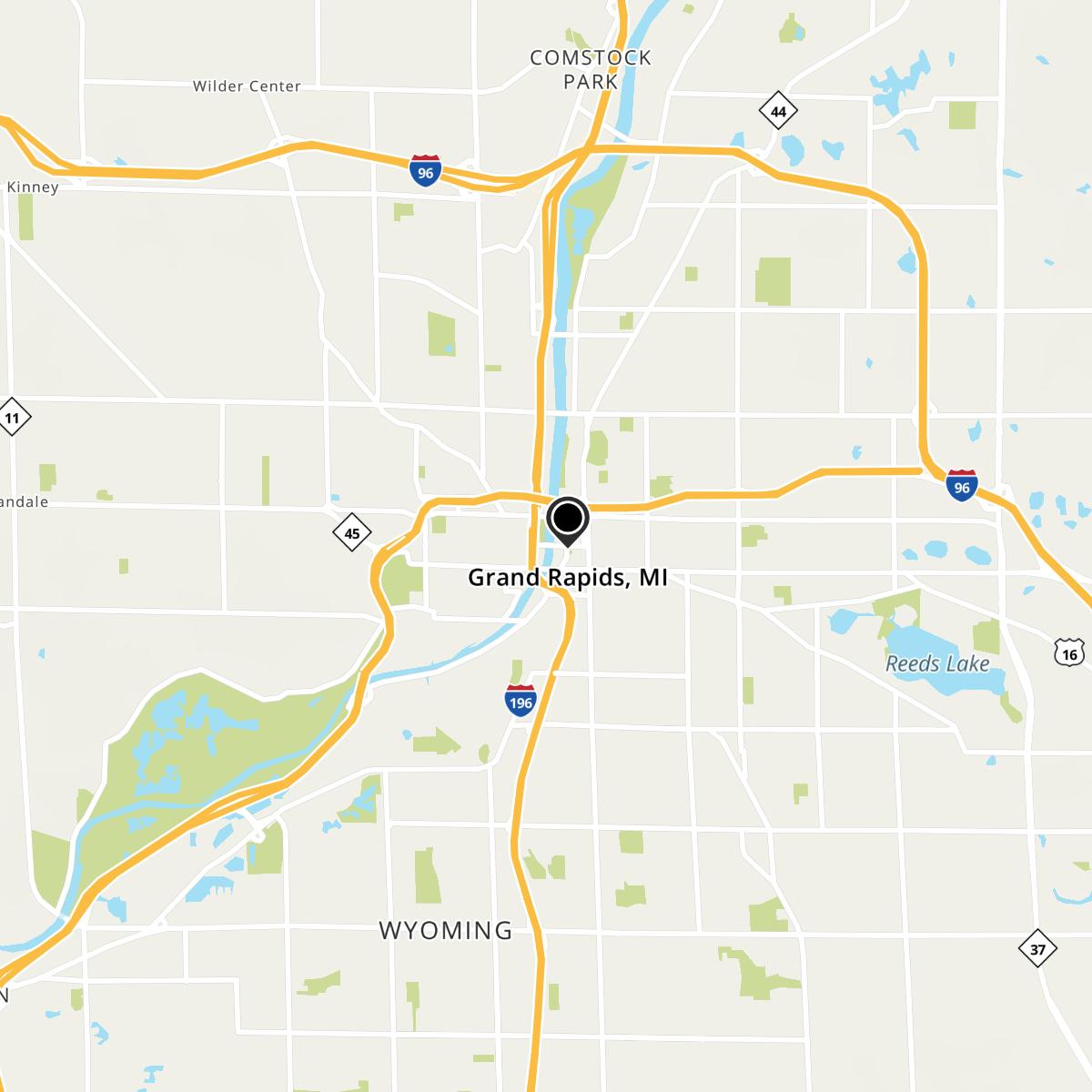 Grand Rapids, MI Map Grand Rapids, MI Map