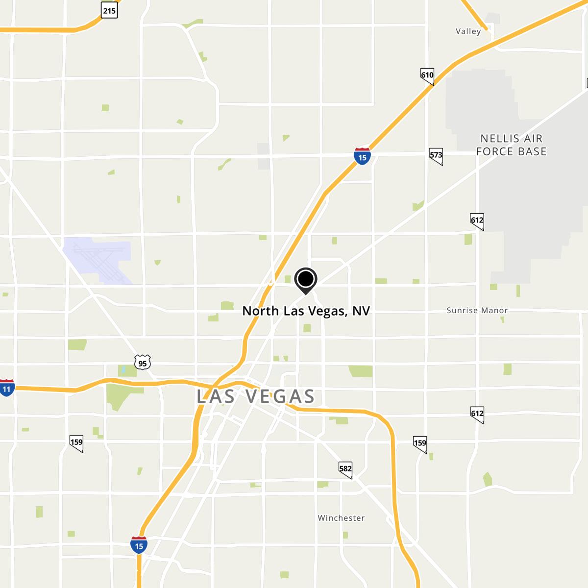 North Las Vegas, NV Map North Las Vegas, NV Map