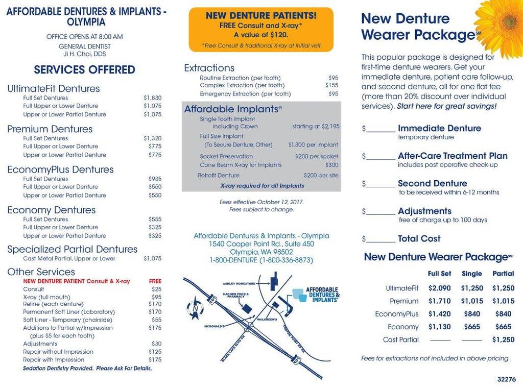 Affordable Dentures & Implants