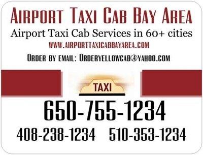 Yellow Airport Taxicab to Sfo SJC Oak Sunnyvale CA