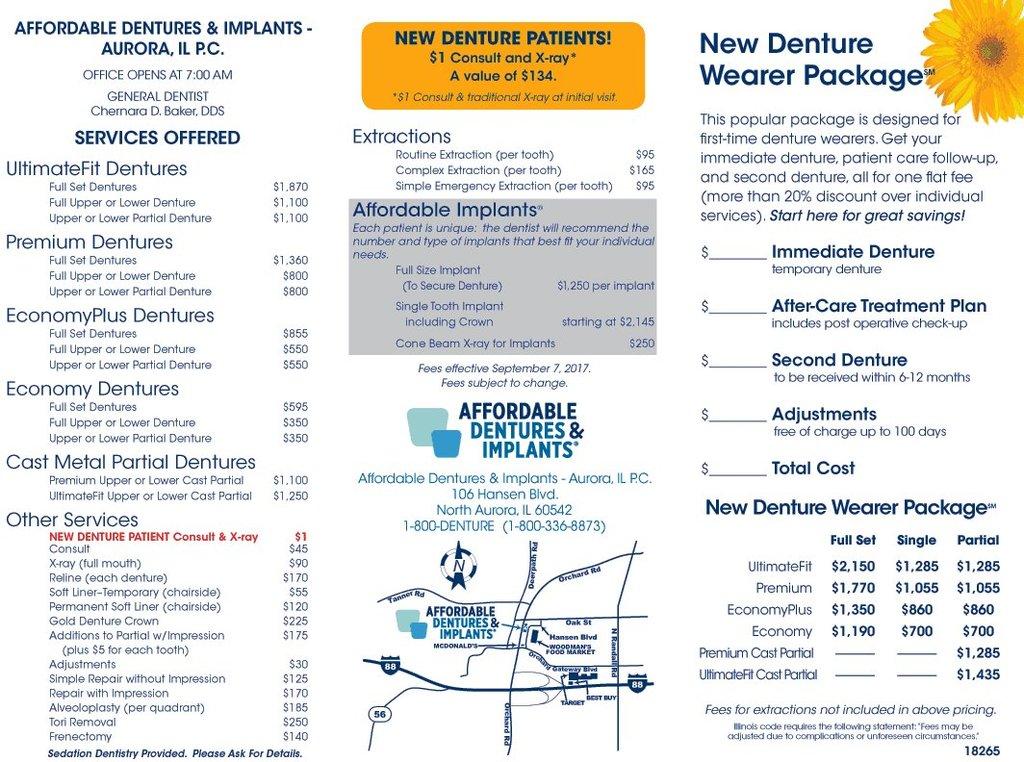 Affordable Dentures & Implants