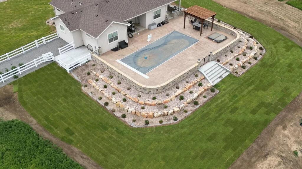 Pink Truck Landscaping