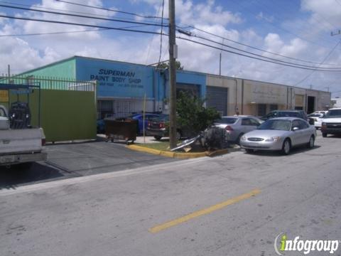 Superman Paint Body Shop