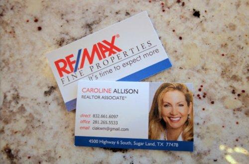 Caroline Allison-Top Realtor Sugar Land TX-RE/MAX