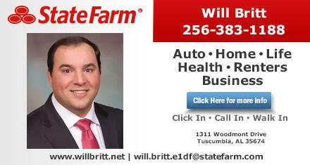 Will Britt-State Farm Insurance Agent