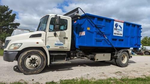 Big Blue Dumpster