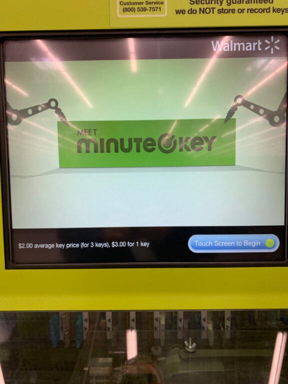 Minute Key Walmart