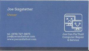 Joe Can Fix That! Computer Repair