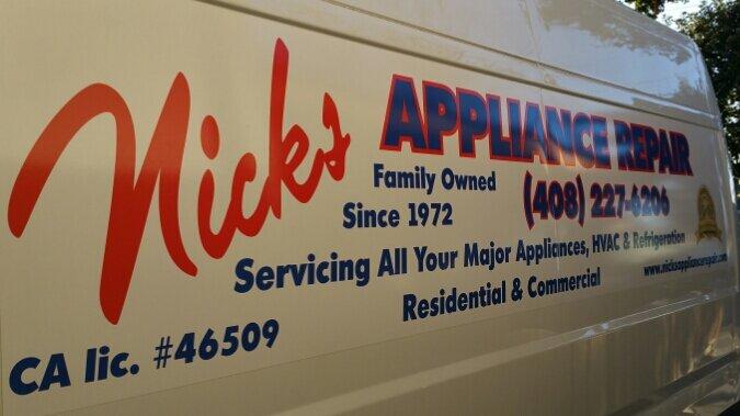 Nicks Appliance Service & Repairs Inc