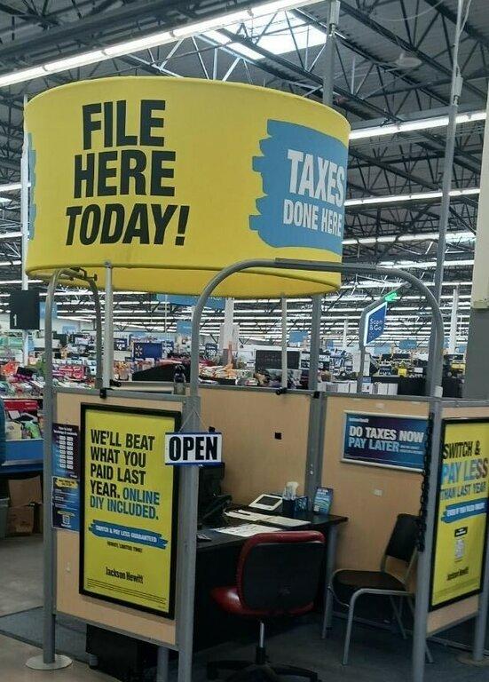 Jackson Hewitt Tax Service in Walmart