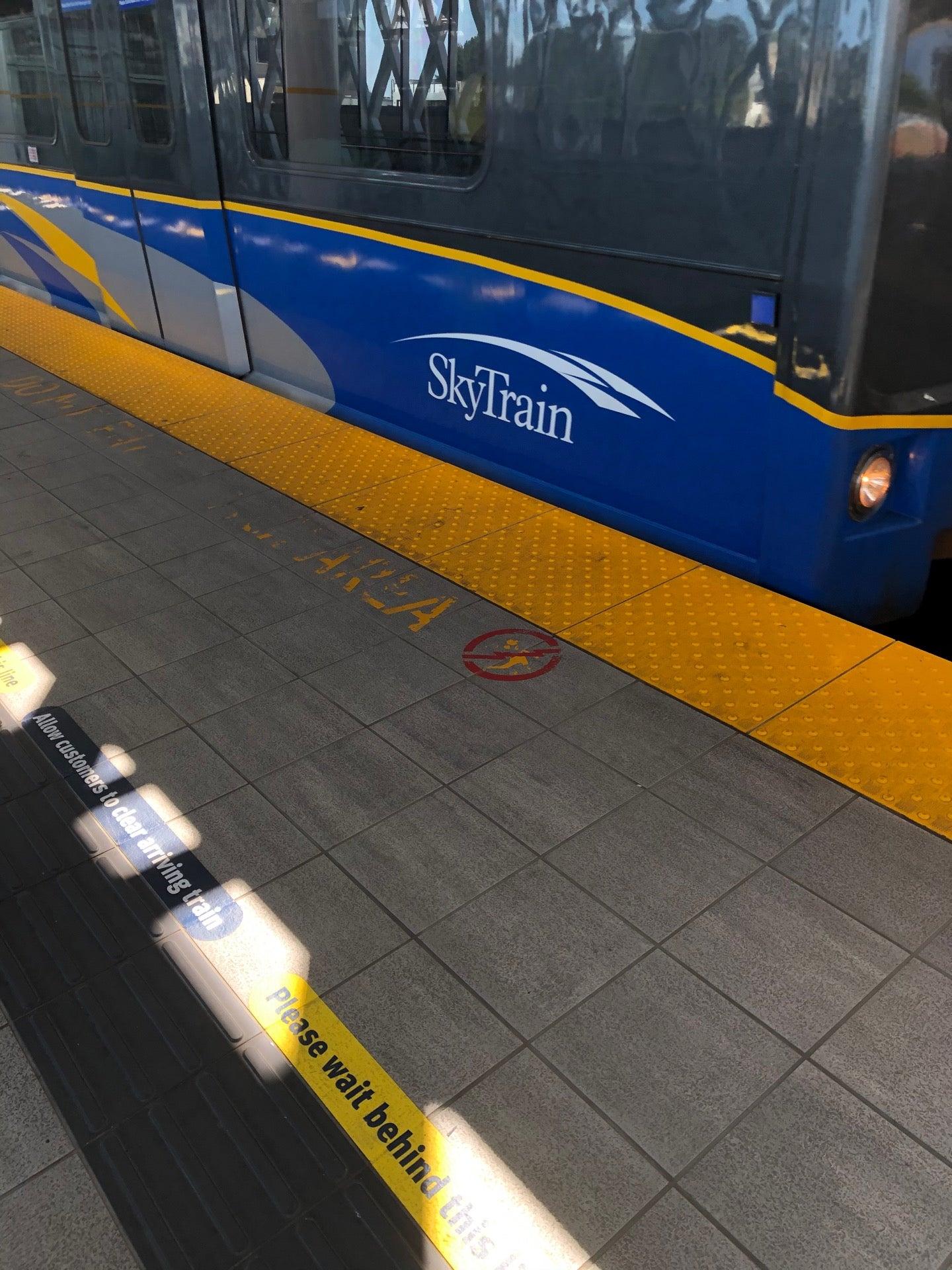 Commercial Broadway Skytrain Station Platform 1