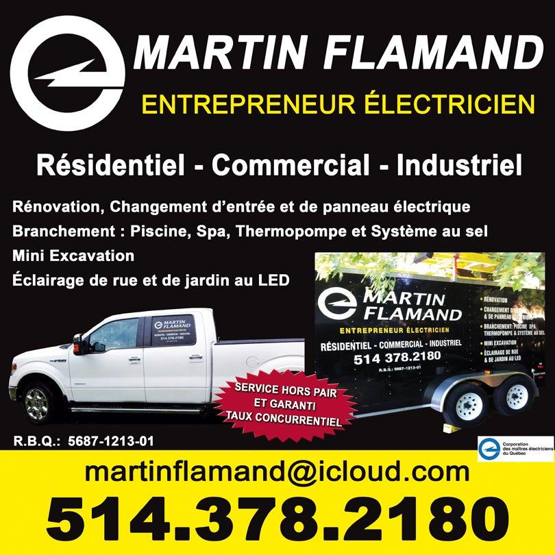 Martin Flamand Entrepreneur A Lectricien Inc