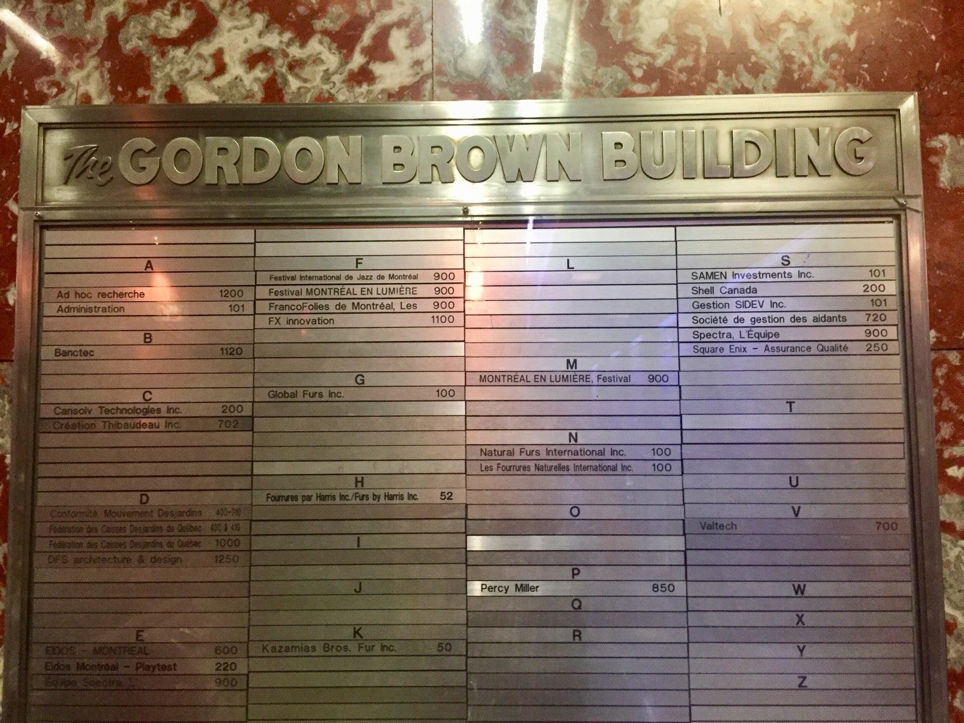 Edifice Gordon Brown