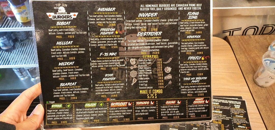 Top Gun Burgers-Concord