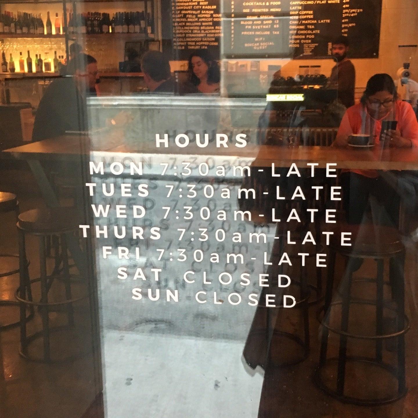 Boxcar Social Temperance