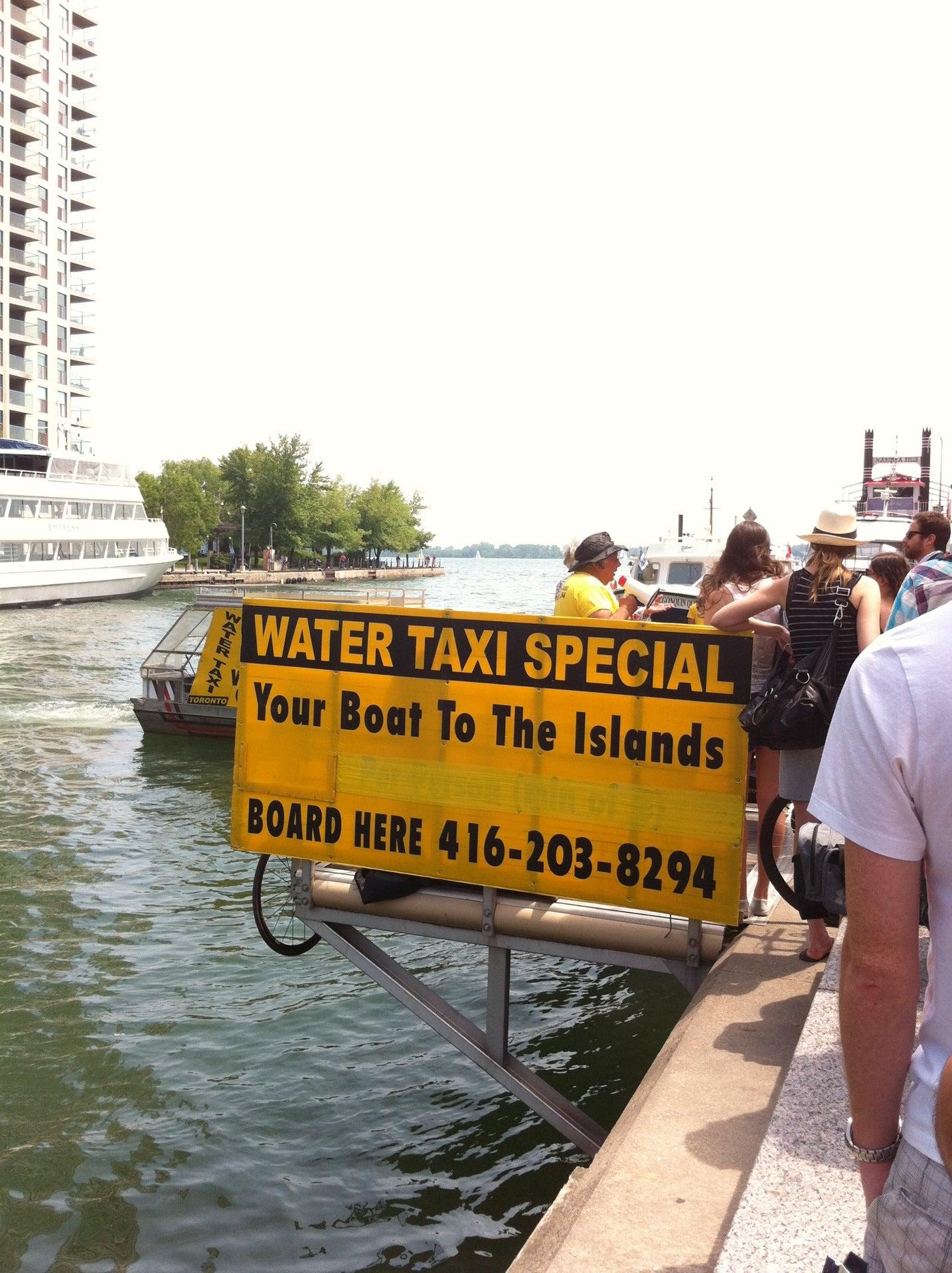 Toronto Harbor Water Taxi